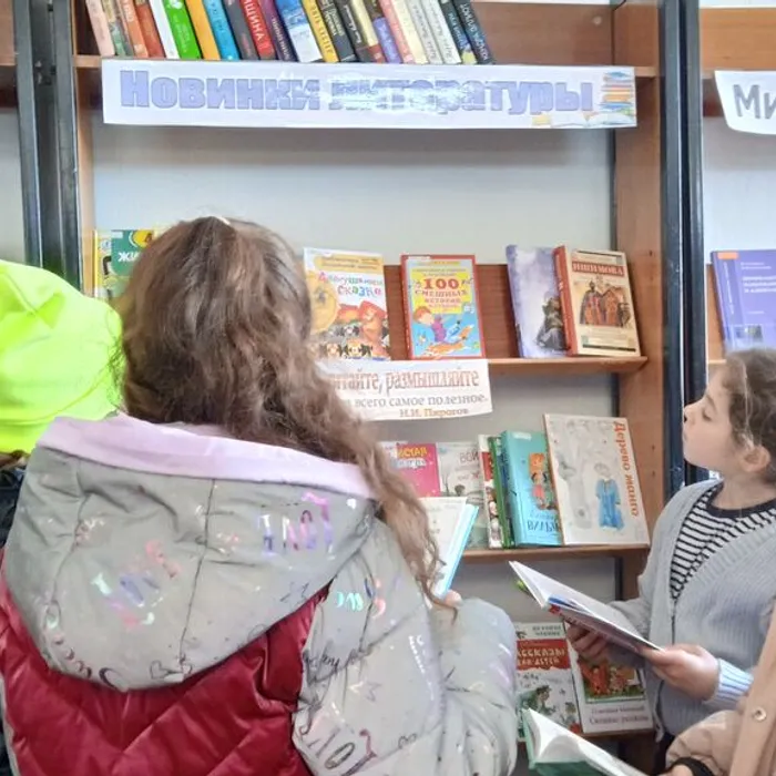 «Выбор книг в библиотеке»